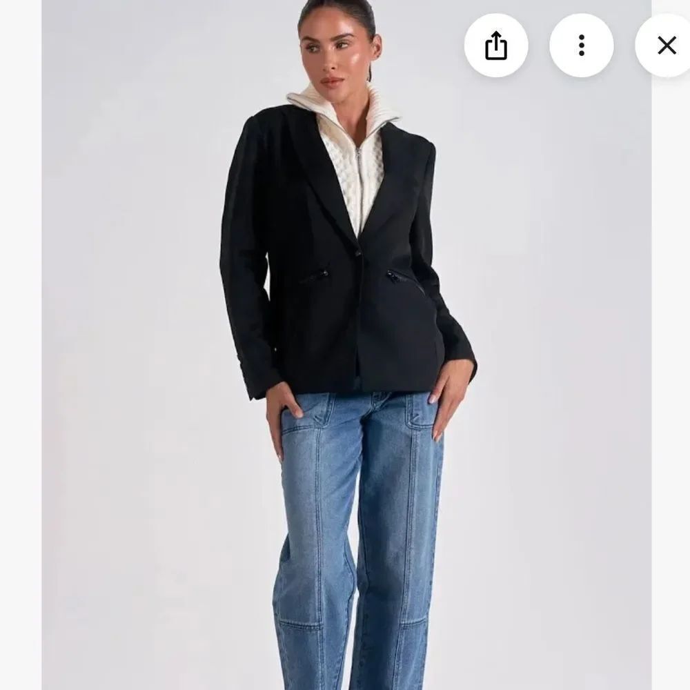 Elan 2 button Blazer cardigan NWT
